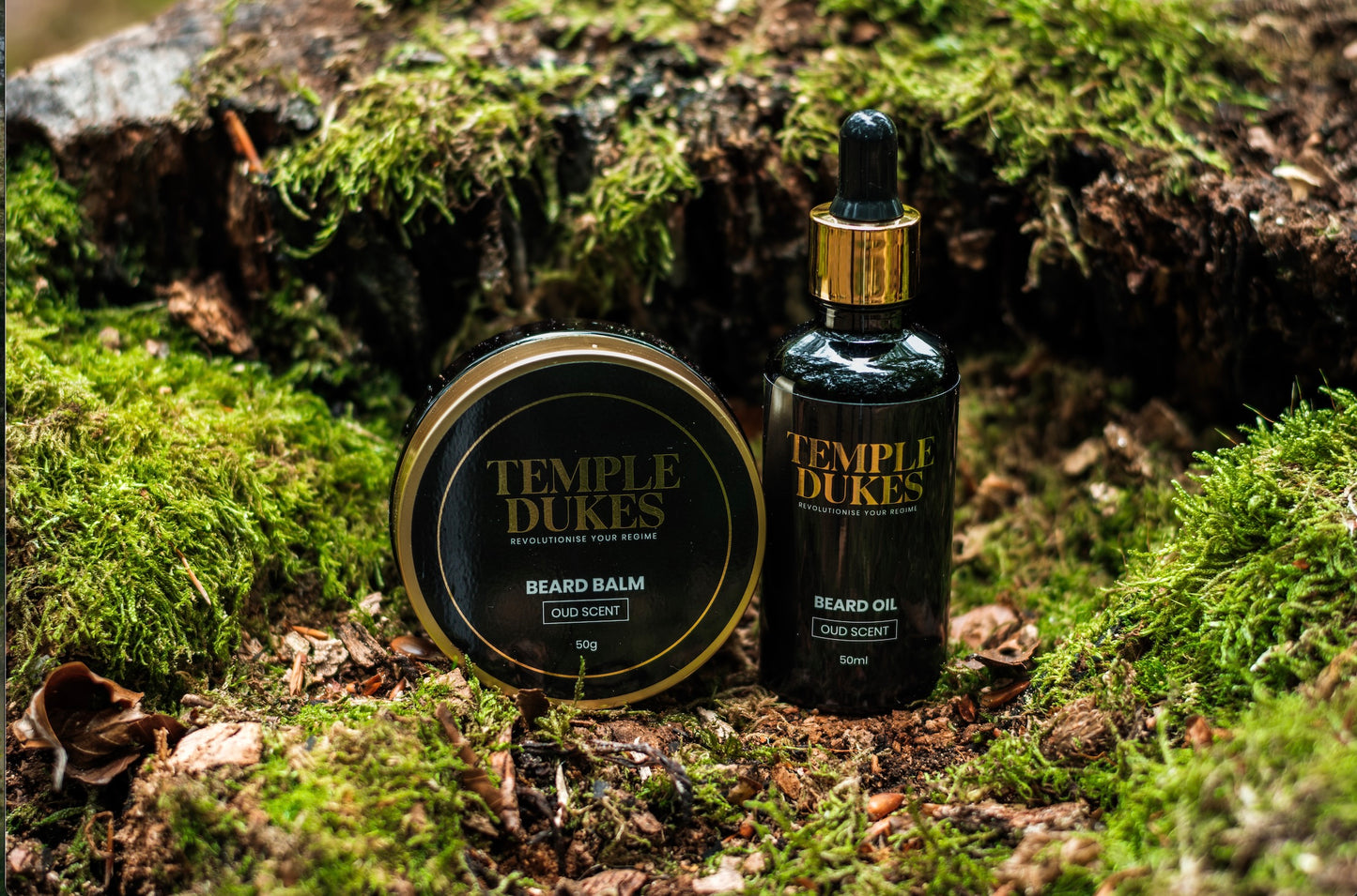 Oud Beard Duo: Beard oil and balm